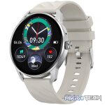 MT410 Smart Watch 1.39? HD IPX68 with BT Calls Sports HR BP BO  Silver